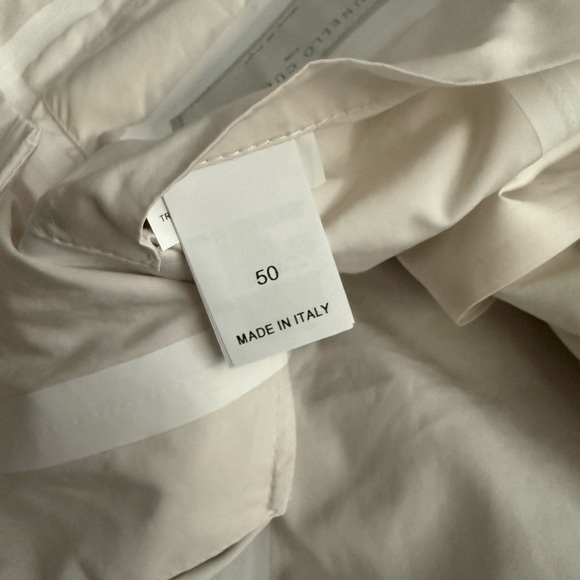 Brunello Cucinelli Mens White Nylon Jacket Sz 50/L - Picture 12 of 13